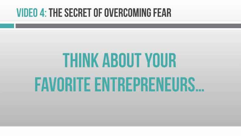 Image of video 4 The Secret of Overcoming fear